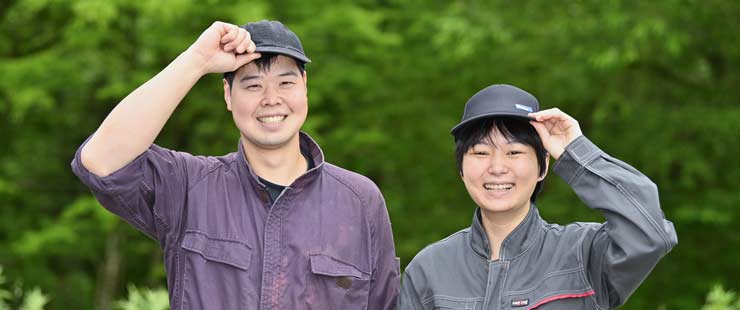 田嶋牧場　田島さん